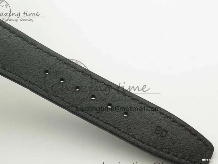 MIROTIME 0227 Sporty Portuguese Tourbillon IW504602 SS ZF Best Edition Blue Dial on Black Leather Strap 7175